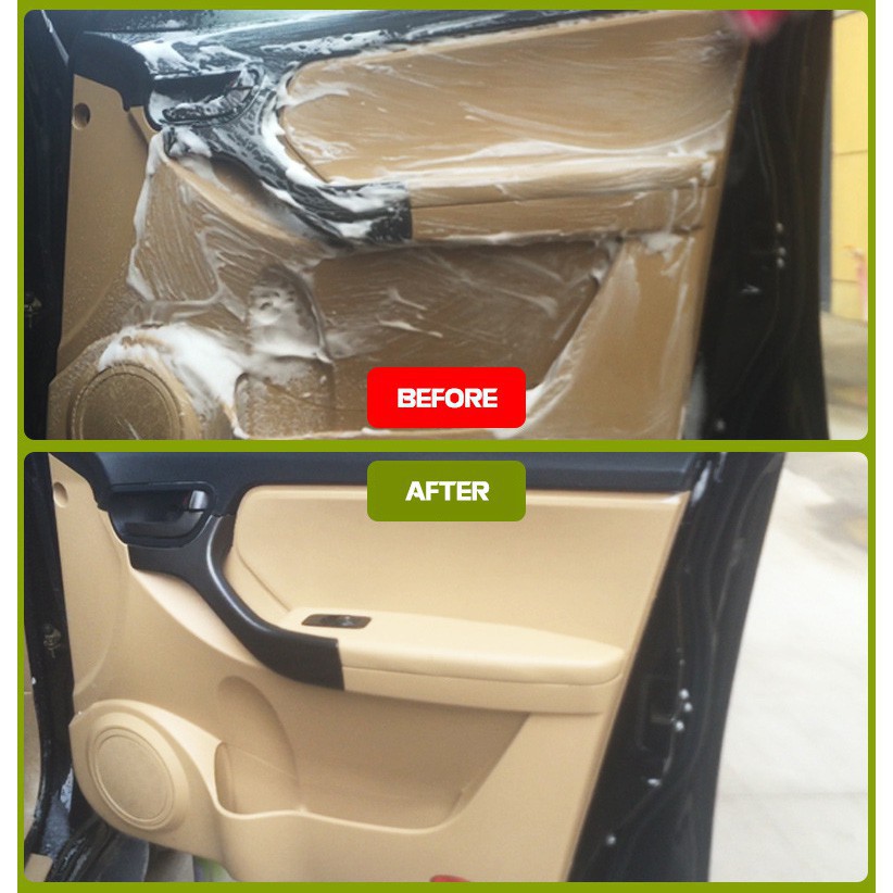 Bình xịt vệ sinh nội thất ô tô Foam Cleaner 650ML, bình xịt dọn nội thất ô tô 2 in 1 - AmusCar