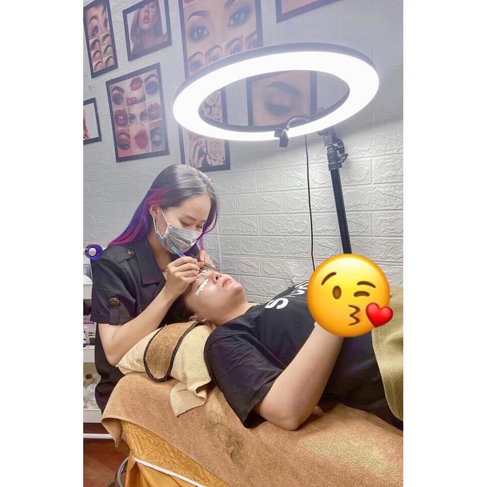 Đèn Livestream size 26 30 chân 2m1 Hỗ Trợ Chụp Ảnh Make up Trang Điểm nhiều Chế Độ Sáng