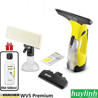 Máy lau kính dùng pin Karcher WV5 Premium - Tặng nước rửa RM 500ml