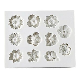 Khuôn silicone 4D 11 Hoa nhí