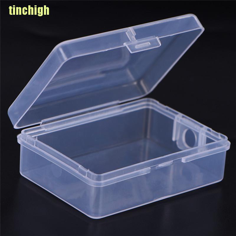 Bộ 2 Hộp Nhựa Trong Suốt Hình Vuông Đa Năng