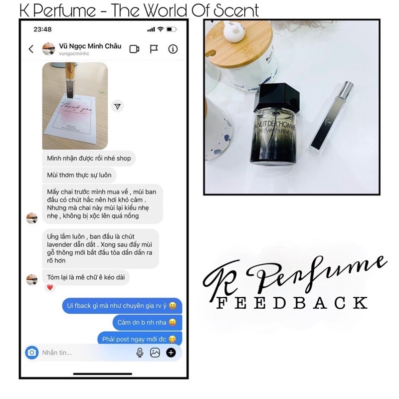 [K Perfume Chính Hãng] Nước Hoa Nam YSL La Nuit De L'Homme | Thế Giới Skin Care