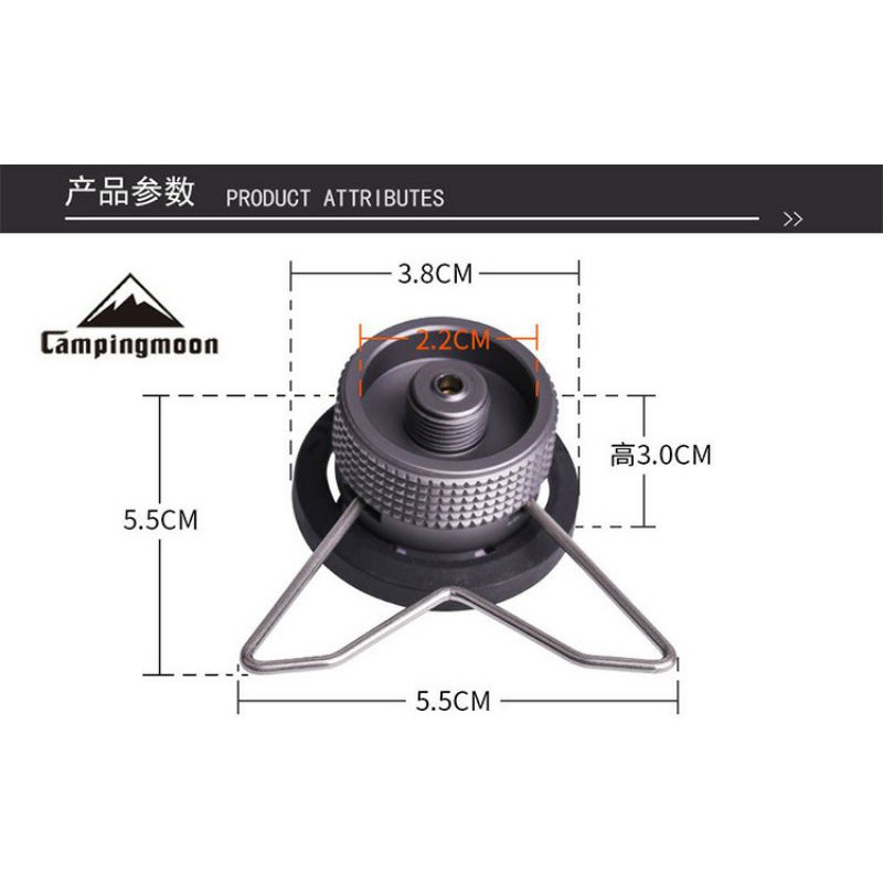 Adapter chuyển đầu bình gas mini Campingmoon Z11 | BigBuy360 - bigbuy360.vn