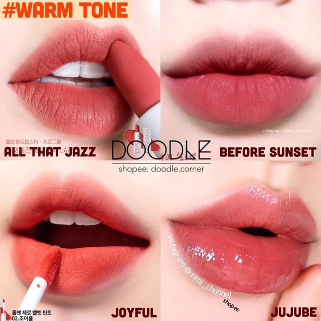 Set son lì Romand Best On My Lips Mini Kit phiên bản giới hạn 2019