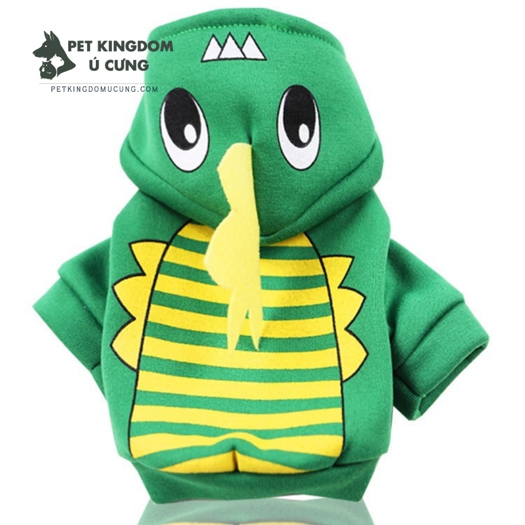 Áo Chó Mèo Áo Nỉ Mũ Animal