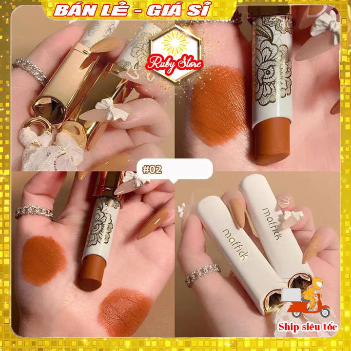 (Hàng mới về) Son kem lì MAFFICK Velvet Tin HOTTREND, Son nội địa trunng mềm môi Siêu Xinh Chất Mềm Và Mịn Môi, bám màu | BigBuy360 - bigbuy360.vn