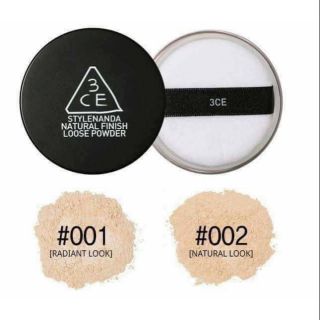 Phấn phủ dạng bột 3CE Natural Finish Loose Powder