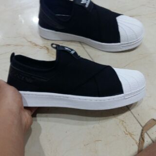 [KÈM HỘP]GIÀY ADIDAS SLIP ON NỮ đen trắng