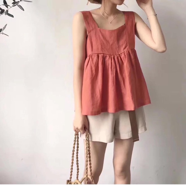 Áo babydoll 2 dây cao cấp