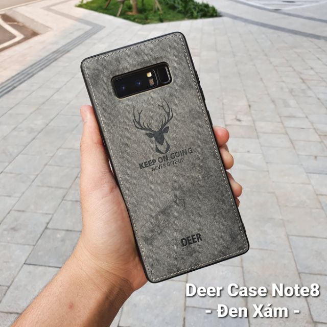 [RẺ VÔ ĐỊCH] Ốp Samsung Note 8, Note 9, Note 10 plus vải jean đầu Hươu rẻ đẹp nam tính | BigBuy360 - bigbuy360.vn