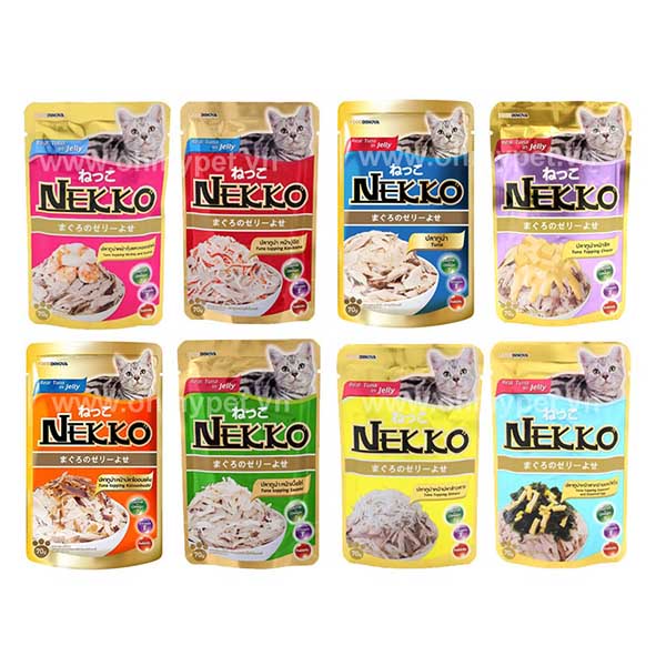 Pate cho Mèo Nekko dạng gói 70gam giành cho mèo con và mèo trưởng thành