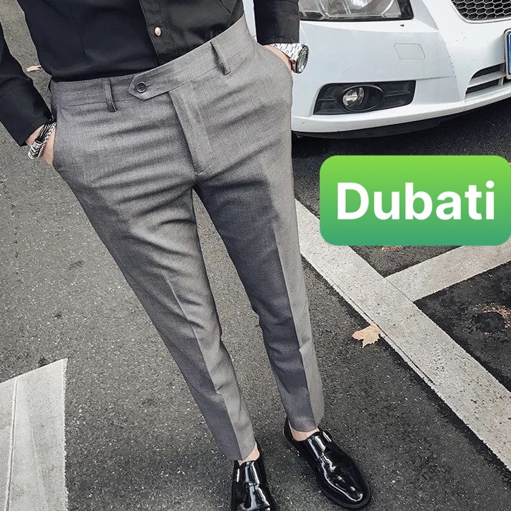 QUẦN TÂY NAM- QUẦN TÂY ÂU ỐNG CÔN CHẤT VẢI CO GIÃN CAO CẤP CÔNG SỞ- DUBATI FASHION