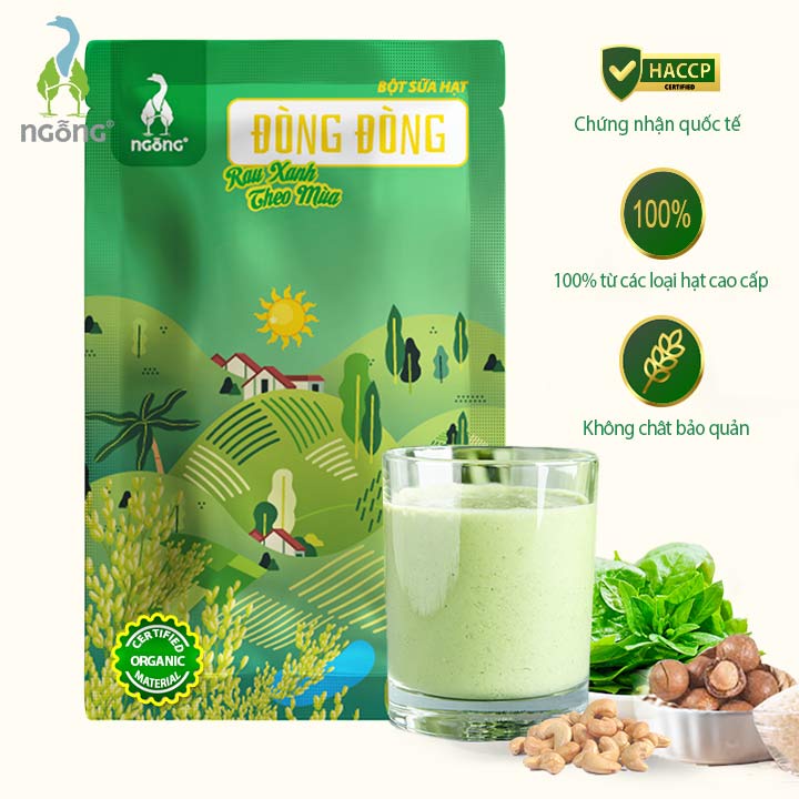 Bột Sữa Hạt Dinh Dưỡng Đòng Đòng Xanh Bổ Sung Rau Xanh 20gr