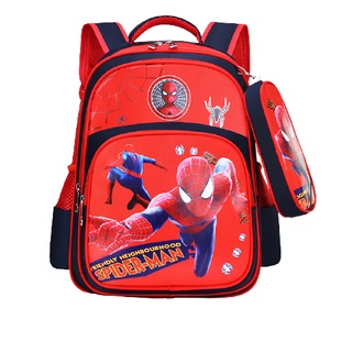 Balo học sinh cấp 1 ba lô cho bé tiểu học cặp học sinh siêu nhẹ lớp 1 siêu nhân nhện, công chúa Elsa  RIONASHOP