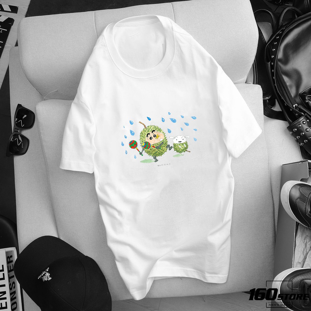 ÁO THUN CỔ TRÒN TAY NGẮN CẬU BÉ BÚT CHÌ SHIN IN HÌNH CUTE GIÁ RẺ CỰC SHOCK CÓ SIZE TRẺ EM - 120