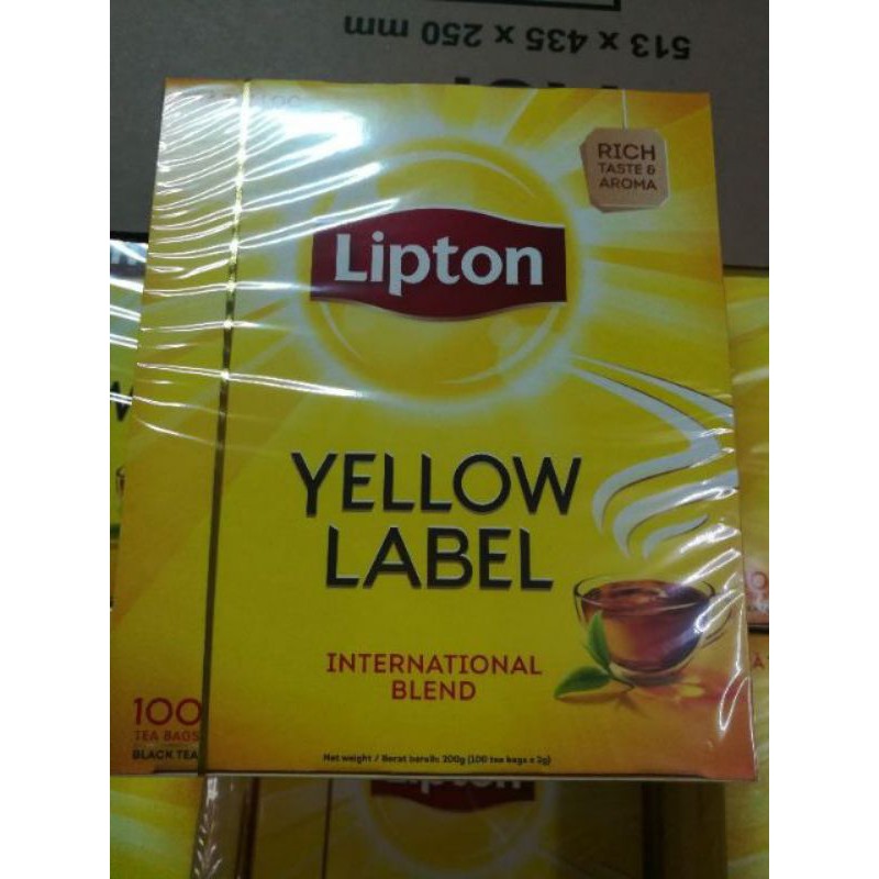 Trà túi lọc lipton 100 gói 200g