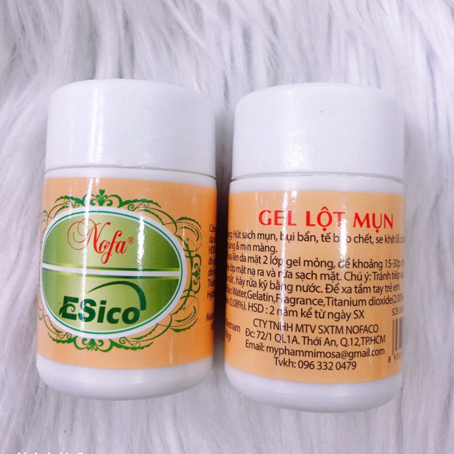 Gel lột Mụn Hút sạch mụn cám, mụn đầu đen Esico Hủ 60g