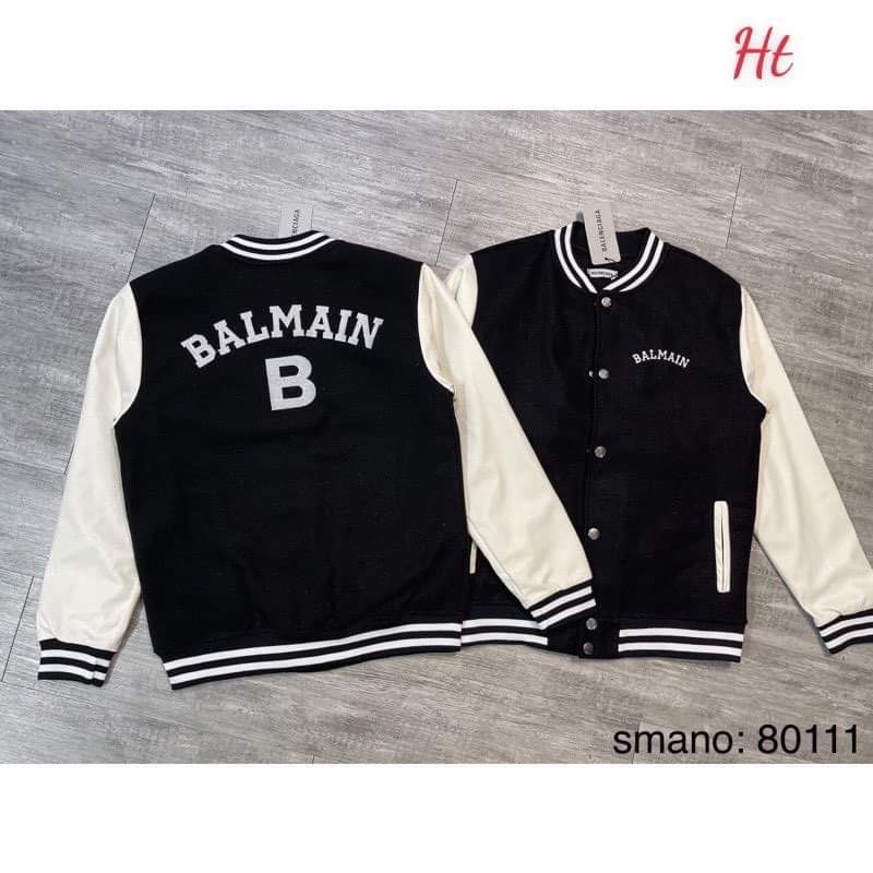 Áo bomber phối tay BALM chữ B H2A