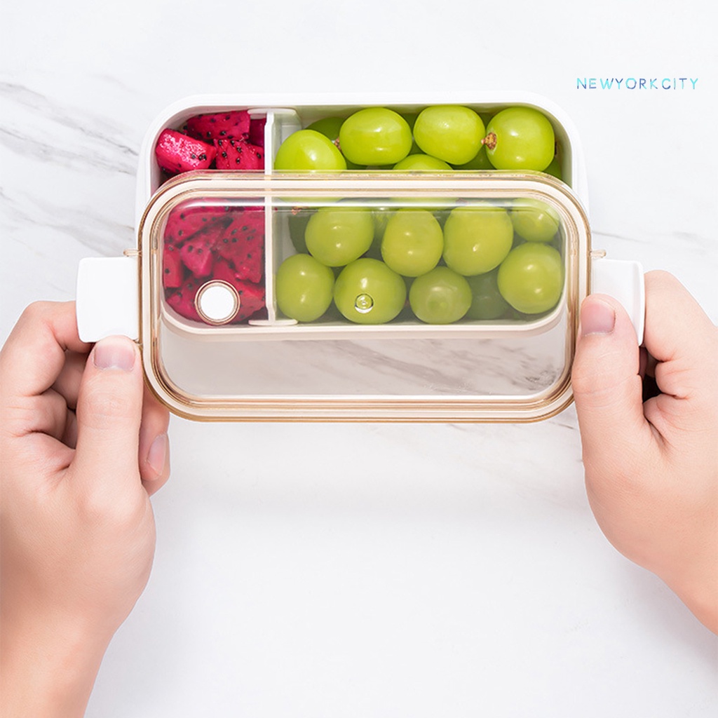 Hộp Đựng Thức Ăn Trưa Bằng Silicone Có Khóa Di Chuyển Được