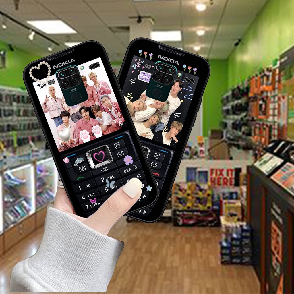 Ốp Xiaomi Redmi Note 9 / Note 9s / Note 9 Pro bộ hình điện thoại nokia huyền thoại , BTS , Vpop cute