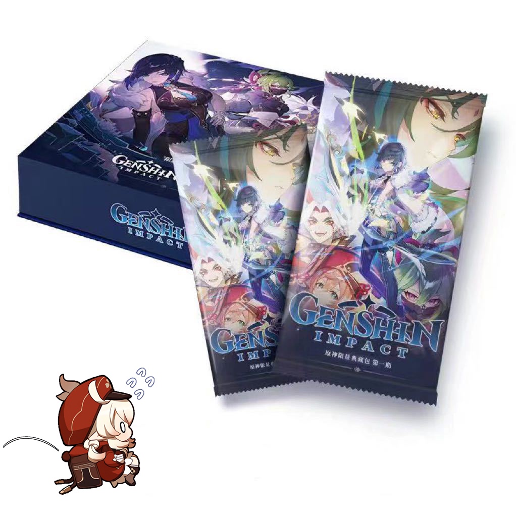(FULL BOX M120) Set ảnh thẻ nhân vật card Genshin Impact game nhân phẩm gacha chibi xinh xắn