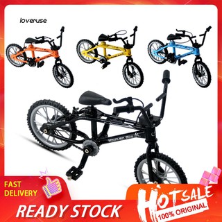 LOVE_1/18 Diecast Mini Finger Mountain Bike Bicycle Crafts Desktop Decor Kids Toy