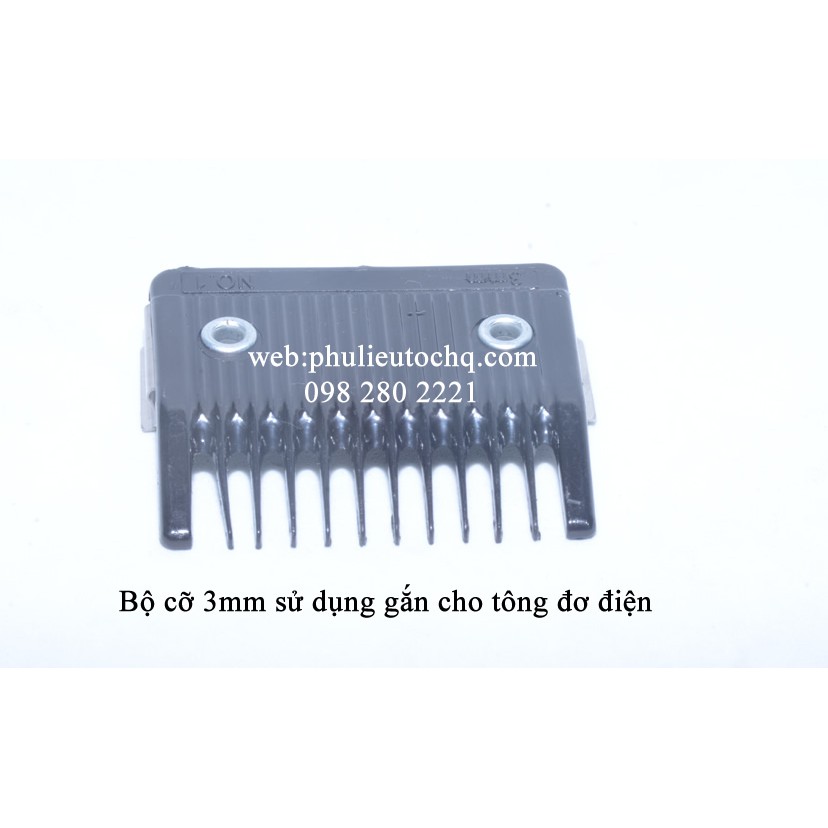 Bộ cỡ 3mm gắn cho tông đơ