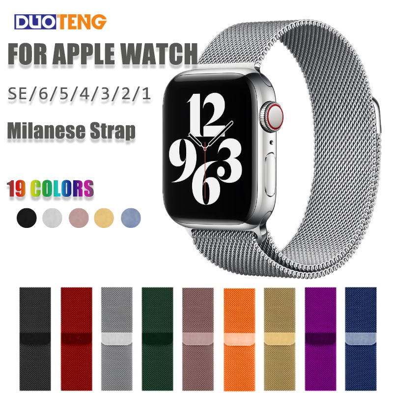 Dây đeo đồng hồ thép không gỉ cao cấp cho Apple Watch 7 SEries 6 5 4 3 2 1 40mm 44mm 42mm 38mm