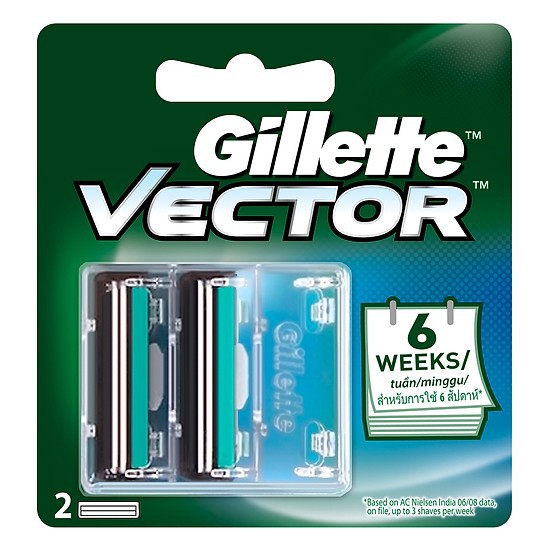 Hộp 2 lưỡi dao cạo râu Gillette