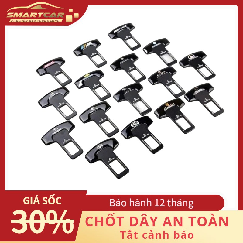 ️⚡SIÊU RẺ️⚡Chốt Cài Dây An Toàn Theo Hãng Xe Ver 2020 - Tắt Cảnh Báo