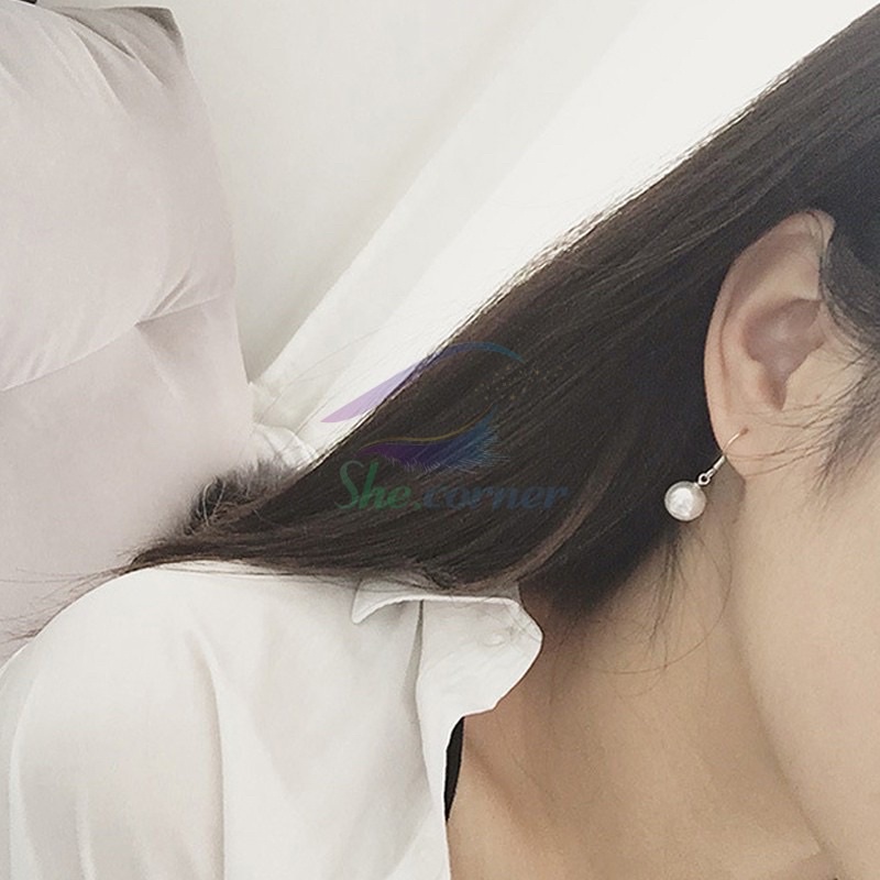 Khuyên tai giả trai cao cấp chân bạc 925 không gỉ