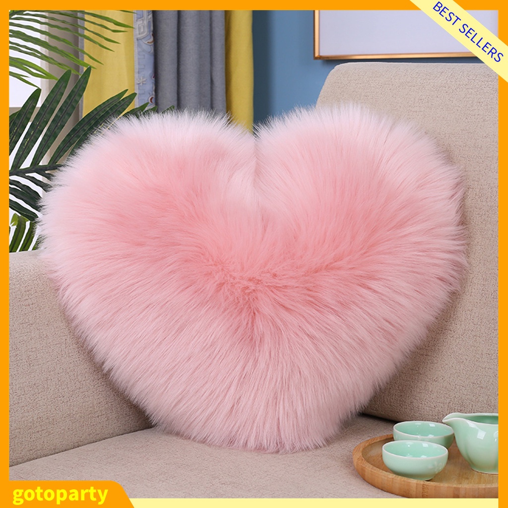 Gối Cotton PP Mềm Hình Trái Tim Trang Trí Ghế Sofa