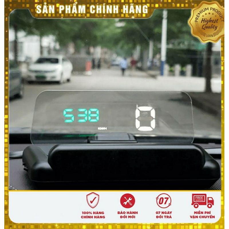 Bộ Hiển Thị Tốc Độ Lên Kính HUD C500 Không Cần Dán Phim Phản Quang