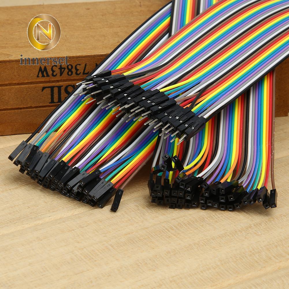 ✡Computer Accessories 120pcs  Color Ribbon Line Breadboard Dupont Cable Jump Jumper Wire