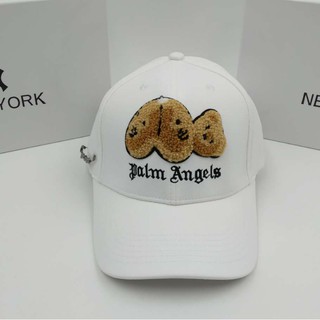 Mũ Lưỡi Trai Cotton In Hình Gấu Palm Angels Cá Tính