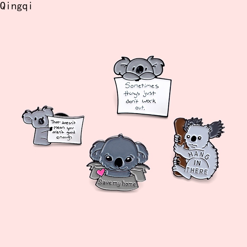 Ghim cài áo MISS ZOE hình gấu Koala hoạt hình dễ thương