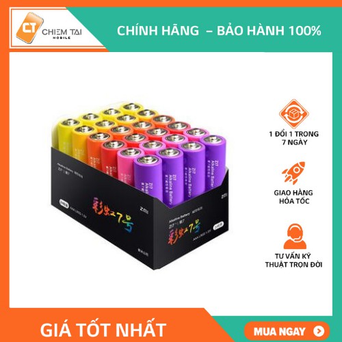 [Mã SKAMCLU9 giảm 10% đơn 100K] Bộ 24 pin AAA số 7 ZMI ZI7 Rainbow