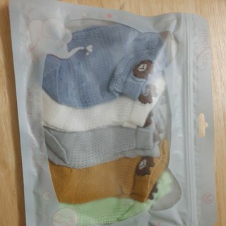 Set 5 đôi tất lưới mỏng cho bé size M (1y -3y)