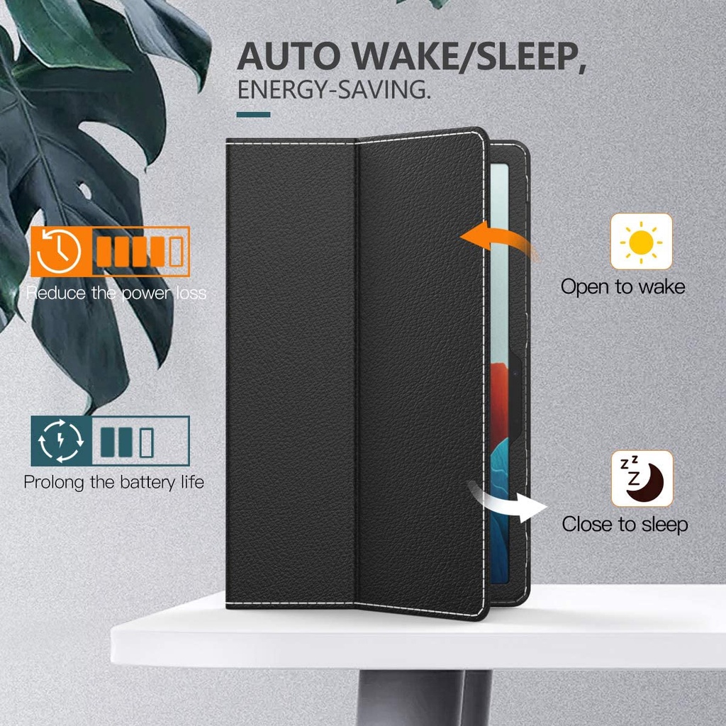 Bao Da Máy Tính Bảng PU Cao Cấp Mỏng Có Giá Đỡ Và Ngăn Đựng Bút Cảm Ứng Cho Samsung Galaxy Tab S7&amp;S8 11inch 2020
