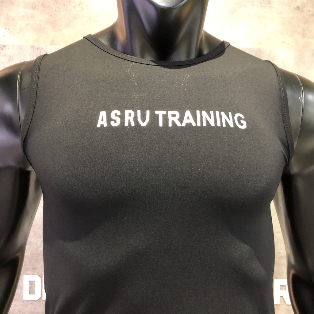 Áo Tập Gym Tank Top ASRV Training GA23 Chất Cotton Thoáng Mát, Co Giãn 4 Chiều