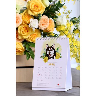 Lịch để bàn 2019