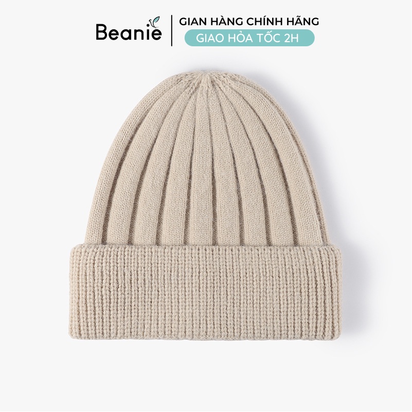 Mũ Len Dài Cao Cấp BEANIE Thiết Kế Độc Đáo Thời Trang Hàn Quốc, Nón Len Trơn Unisex Nam Nữ Phong Cách Mùa Đông B046