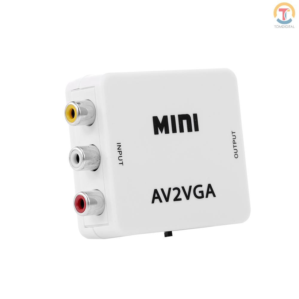 Bộ chuyển đổi tín hiệu từ Av sang Vga 1080p Hd Mini TGL