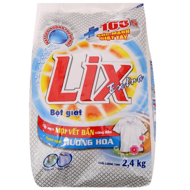 Bột giặt LIX extra hương hoa 2.4kg EB247