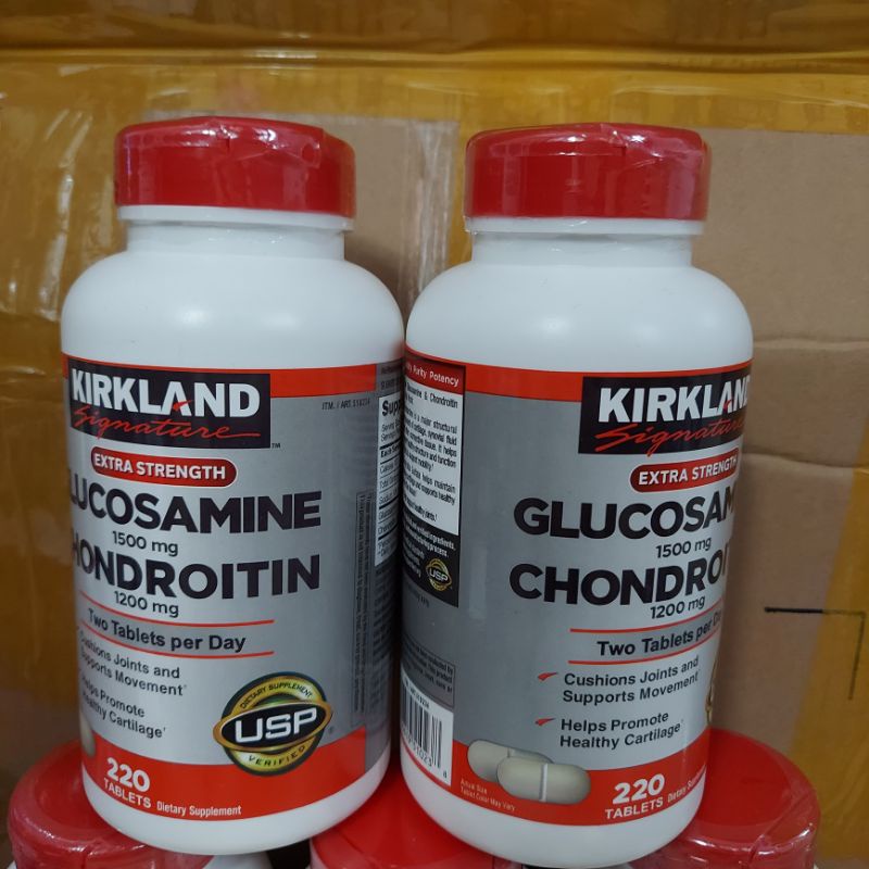 《Combo 5 hộp》Viên uống Glucosamine Chondroitin 220 viên hạn dùng 2025