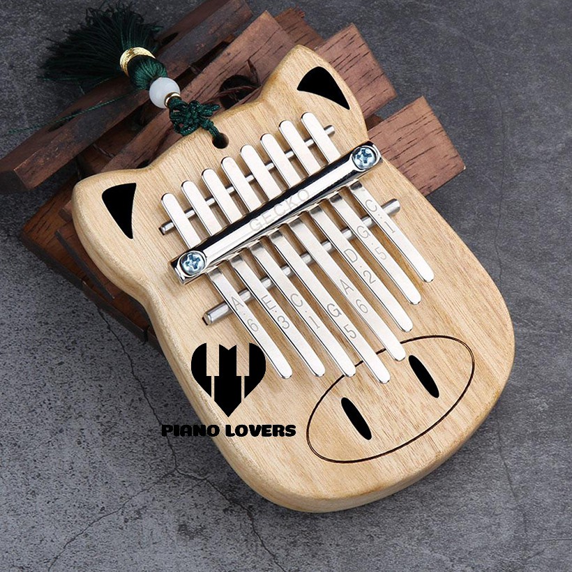 Đàn Kalimba Gecko 8 phím K8mini hình con heo - HÀNG CÓ SẴN