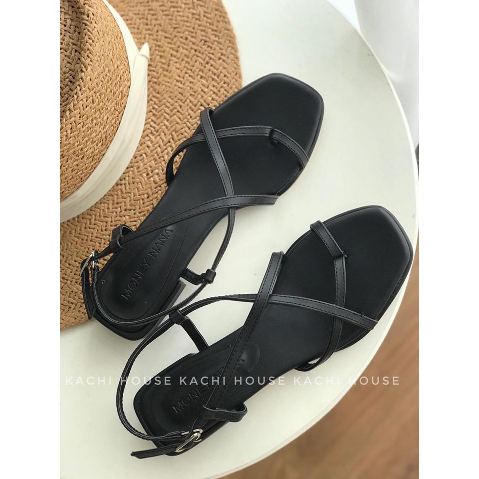 Sandal Money nana xỏ ngón, gót 2P