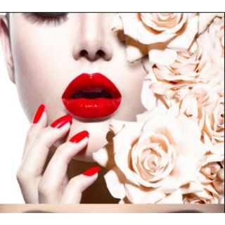 Tranh 3D dán kính 2 mặt trang trí quán spa