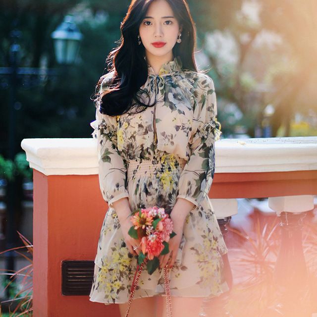Milkcocoa - Đầm Vernal Voan Lụa MC1