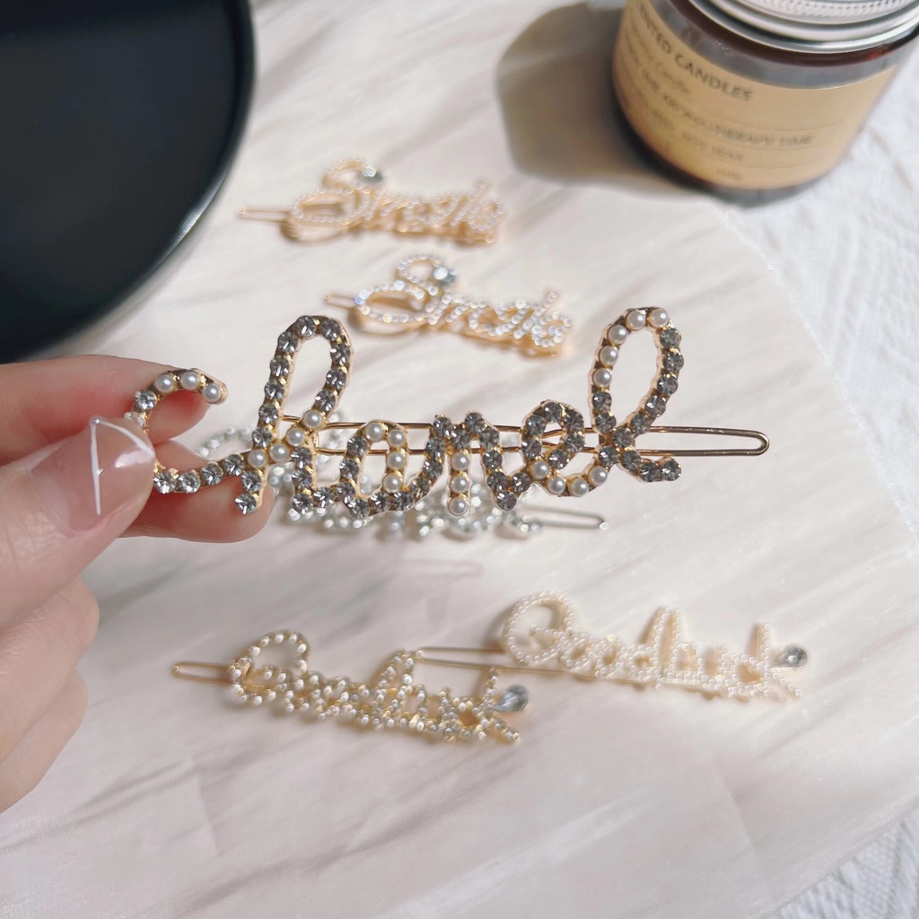 1 Kẹp Tóc Hình Chữ Cái Thời Trang Dành Cho Nữ